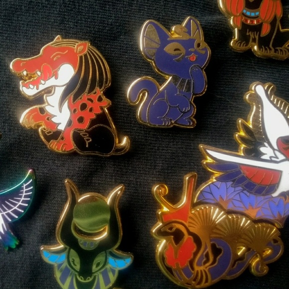 Egyptian Mythology Enamel Pins - Picture 4 of 5